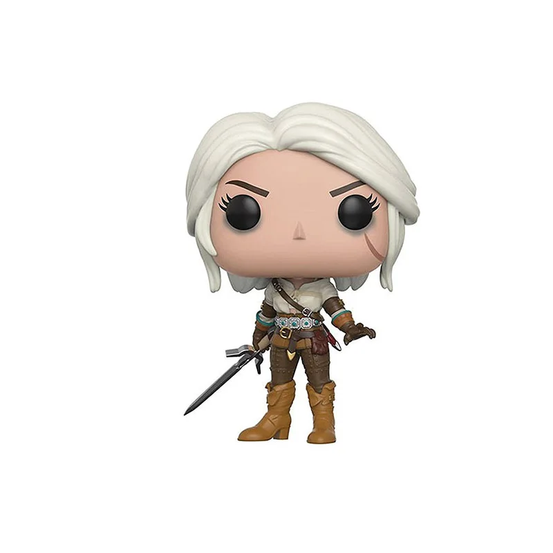 Экшн фигурка виниловая FUNKO POP The Wicher Geralt & Ciri Коллекционная модель игрушки для