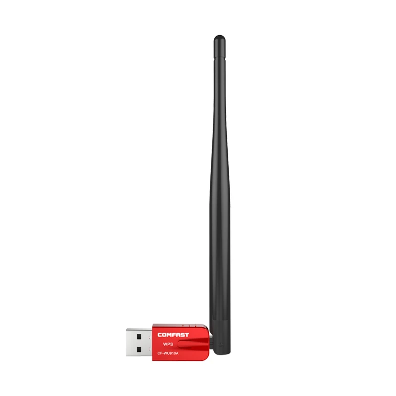 Comfast CF-WU910A двухдиапазонный 5,8G USB WiFi адаптер 600 Мбит/с Wifi антенна беспроводная сетевая карта Bluetooth 4. 2 адаптера WiFi ключ