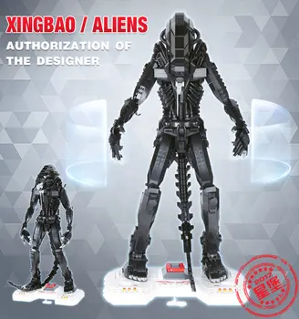 

XingBao 04001 2020Pcs Genuine Creative Movie Series The Alien Robot Set children Educational Building Blocks Bricks Toys Model