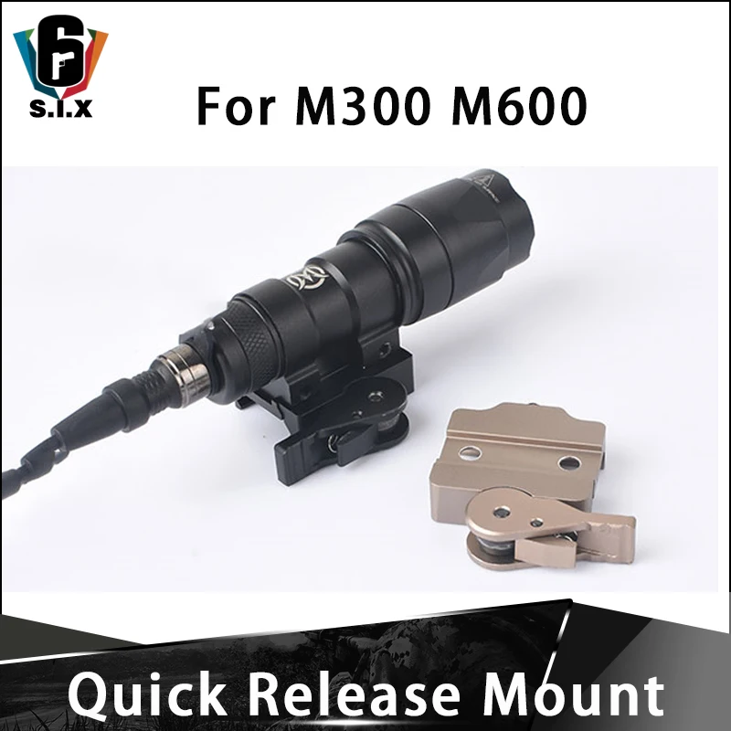 

Element Softair Surefir M300 M600 Light ADM Quick Release Mount Tactical Surfire Hunting Wapens M300V M600VFlashlight Mount