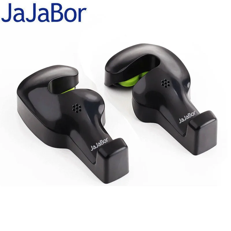 

JaJaBor Universal 2Pcs Fastener Clip Auto Car Back Seat Headrest Hanger Holder Hooks Clips Black Mount Storage Hooks Clips