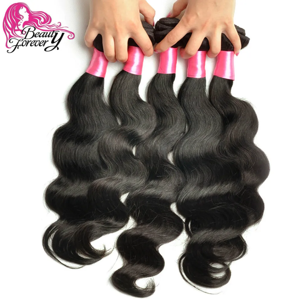 Beauty Forever Brazilian Virgin Hair Body Wave 7A Brazilian Hair Weaves 4 Bundles Virgin Brazilian Body Wave Human Hair Weaving