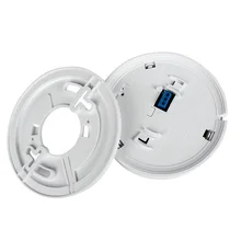 Высокий чувствительный Беспроводной Дым Угарный композитный сигнализации независимых предупреждение детектора дыма фотоэлектронный детектор дыма