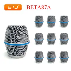 10 шт микрофон Сменная сетка решетка шаровой головкой сетка микрофон аксессуары подходят для Shure Beta87A
