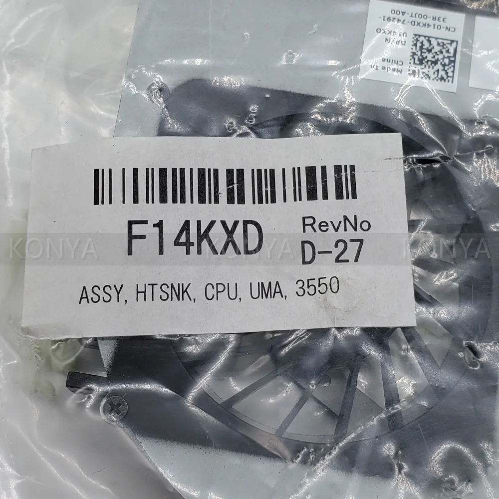 Новый оригинальный вентилятор охлаждения для Dell Vostor 3550 14KXD 014KXD 60.4if20.