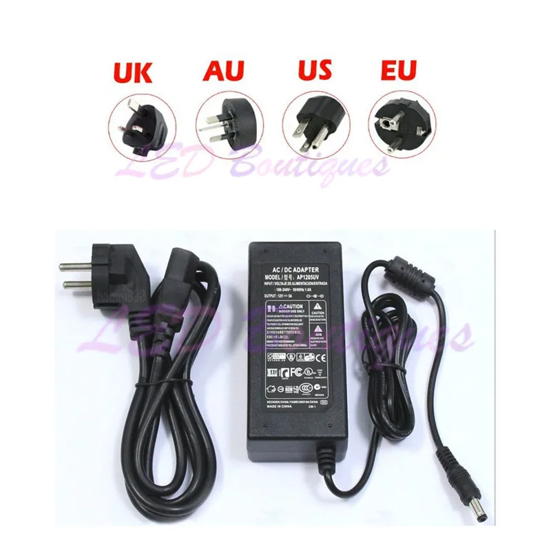 DC 5V 1A 2A 3A 6A 8A 10A светодиодный адаптер питания для ws2801 / ws2812b /lpd8806 APA102 3528 3014 5050 2835