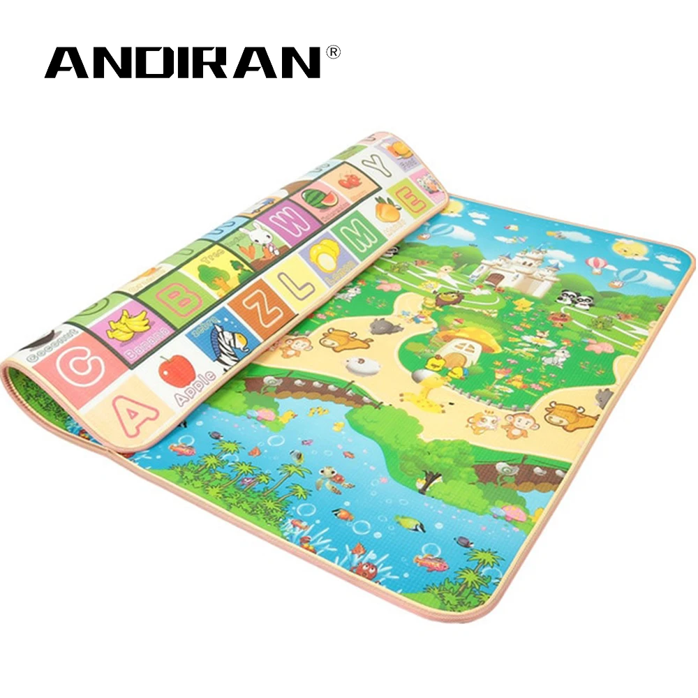 

Children Crawling Puzzle Play Mat 200X180X2CM Baby Thickness Double-faced Foam Mat Climb Pad Carpet