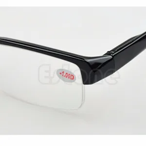 إطارات سوداء ساخنة نظارات قصر النظر شبه بدون إطار-1 -1.5 -2 -2.5 -3 -3.5 -4