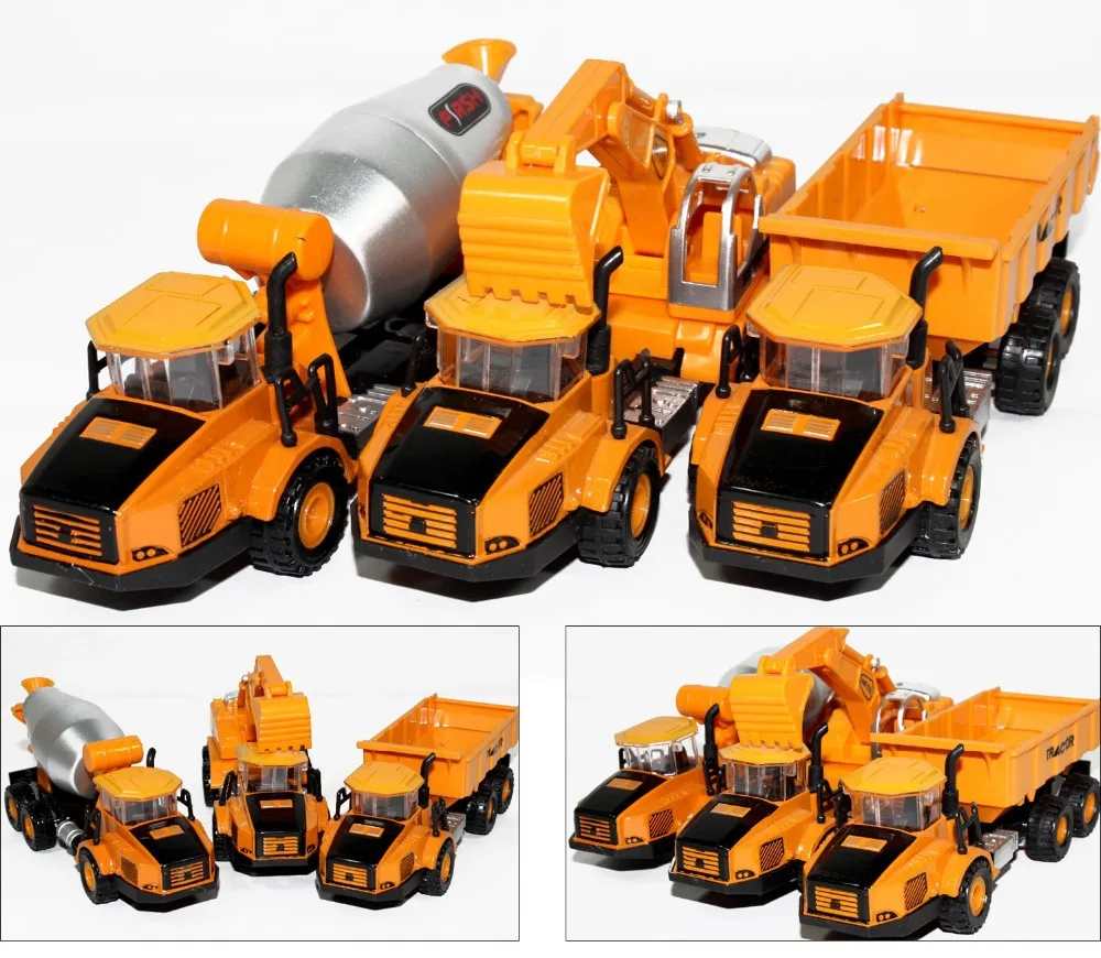 Manufacturers specials Diecast cars, 187 alloy construction vehicles