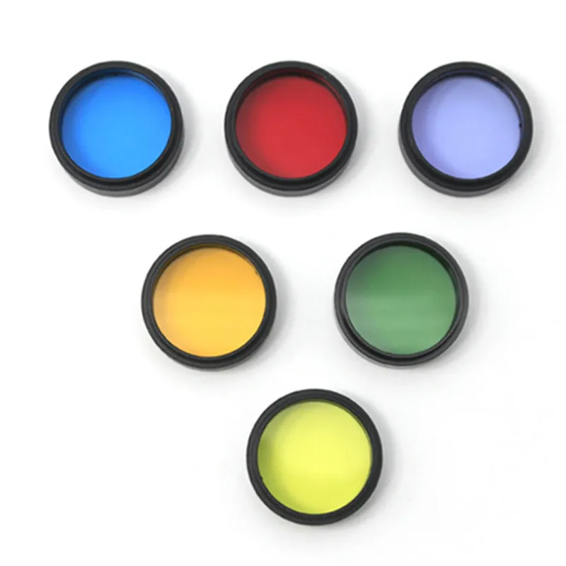 

6PCS Moon Filter 1.25 Inches Night Moth Series Astronomical Telescope Accessories 1.25 Inch Planetary Filter 6 COLOR SET