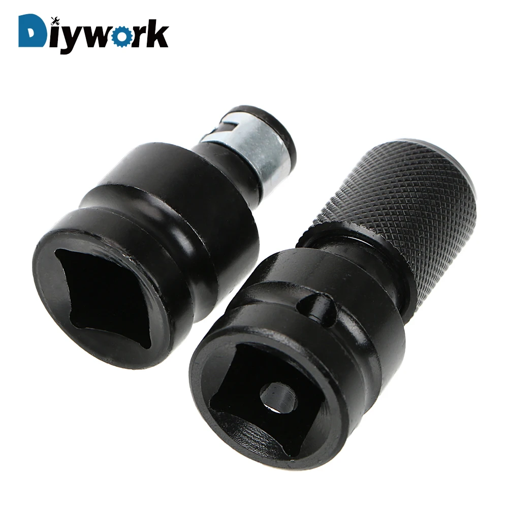 

DIYWORK 1/4" Drill Bit Converter Hex Shank Adapter Hand Tool Socket Drill Conversion Kit Steel