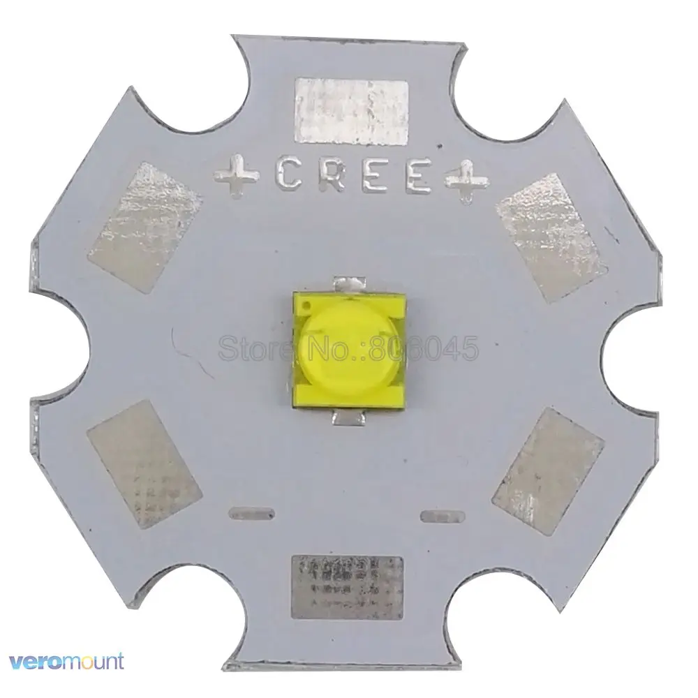 Светодиодный излучатель высокой мощности Cree XTE XT E 5W лампа с теплым белым холодным