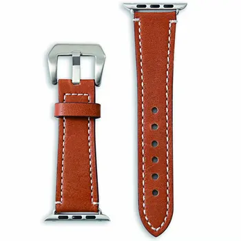 

For Apple Watch Band Retro Leather Replacement Strap with Matte Crazy Horse Texture Compatible for Apple Watch Series 1/2/3/4