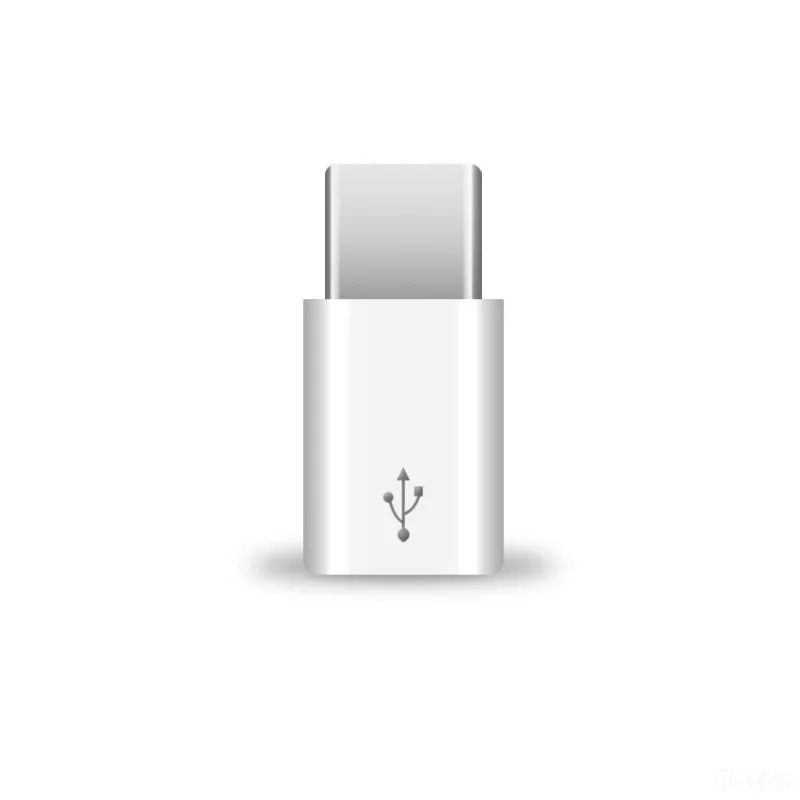 Antirr Micro USB к USB C 3,1 кабель адаптер Тип C конвертер для Xiaomi 4C Lg G5 Nexus 5x6 p Oneplus2 Macbook разъем адаптера - Цвет: Белый