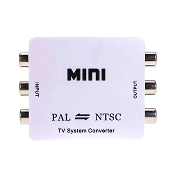 

by dhl or TNT 100 pcs MINI TV System Video Converter PAL TO NTSC/ NTSC TO PAL converter adapter HD Video box Mutual conversion