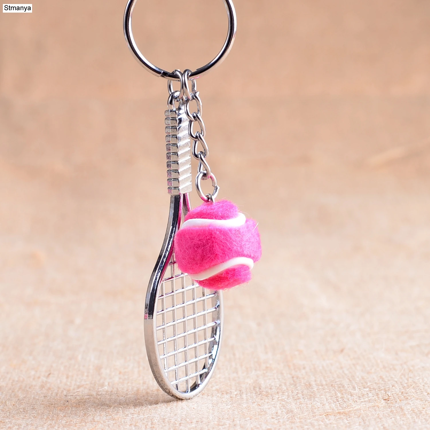 Брелок в виде теннисной ракетки-милый спортивный мини-брелок автомобиль 6 цветов подвеска брелок спортивный брелок для ключей, которые любят спортивные подарки 17248