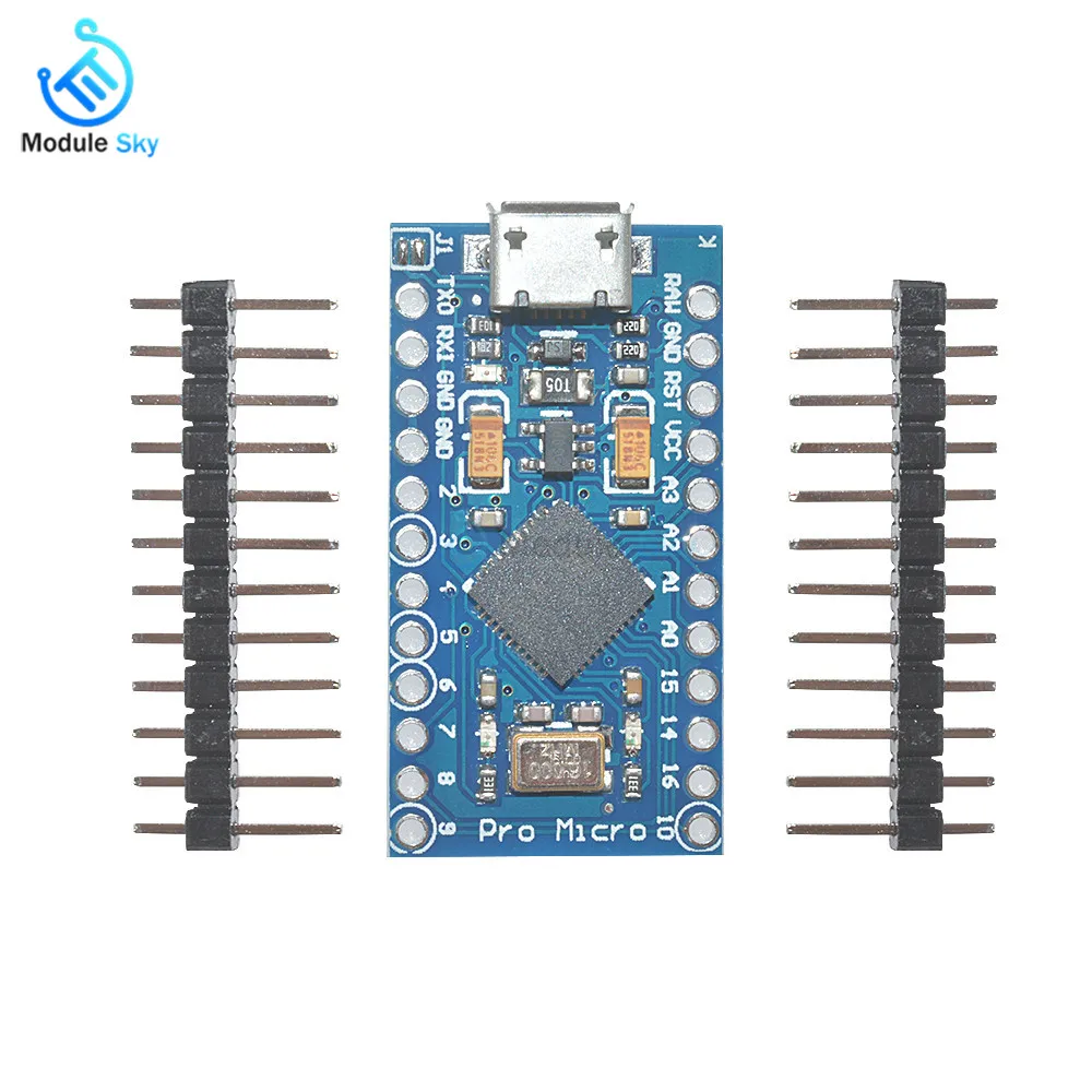 

Pro Micro ATmega32U4 Micro USB Interface 5V 16MHz Board Module Repalce ATmega328 For Arduino For Leonardo R3 Pro Mini Nano V3.0