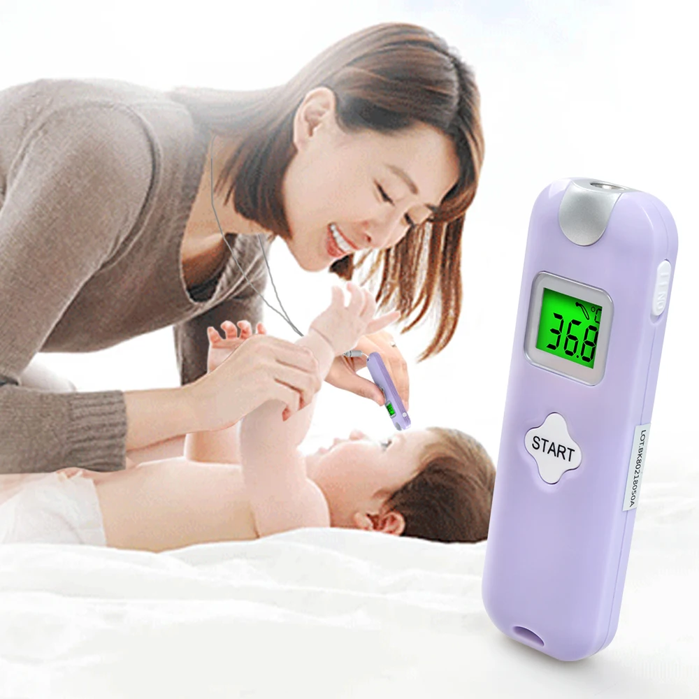 

ELERA Baby Thermometer Forehead and Ear Digital Infrared IR LCD Non-Contact Adult Body Care Fever Measurement Termometro