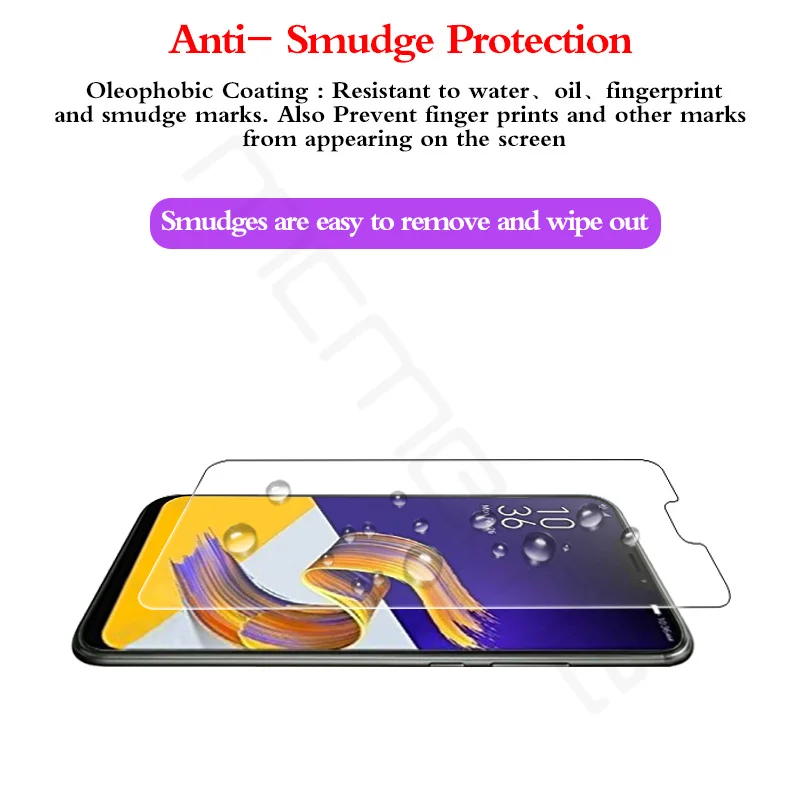 2 шт. 2.5D 0 26 мм 9H Премиум Закаленное стекло для Asus Zenfone 5Z ZS620KL Защитная пленка экрана