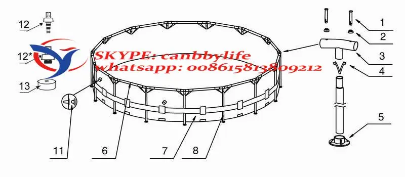 10ft x 30in Intex Призма рамка для бассейнов круглая форма металлическая стальная рама Бассейн семейный бассейн детский бассейн с фильтрующим насосом