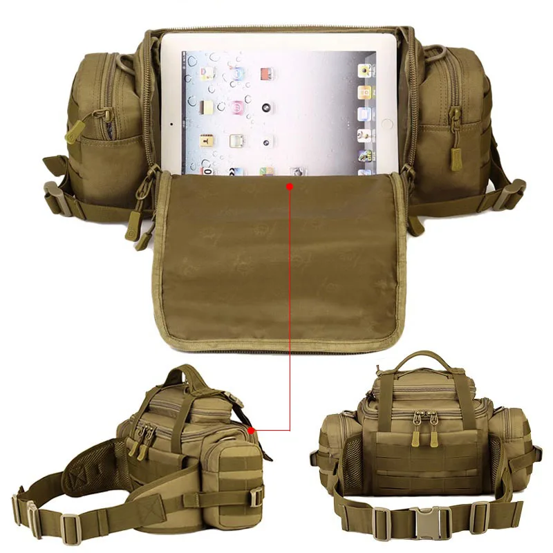 Cena Molle wojskowe saszetki na pas kamery torba piterek taktyka duża Shouder szturmowy Camping Pack zewnętrzna kamera sportowa XA573WA