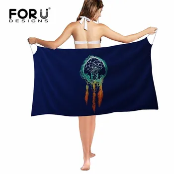 

FORUDESIGNS 2018 Fashion Dream Catcher Printing Women Summer Beach Scarves Chiffon Suncreen Swimwear Shawls for Girls Ladies