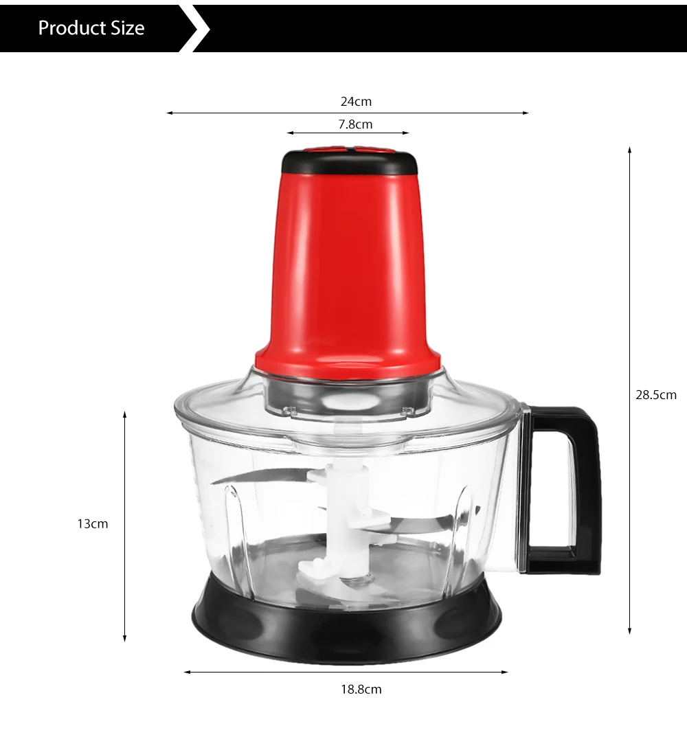 Household Electric Multi-function Meat Grinder Chopper
