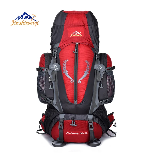 US $46.23 Large 85L Outdoor Backpack Travel Multi-purpose Climbing Backpacks Hiking Big Capacity Rucksacks Ca
