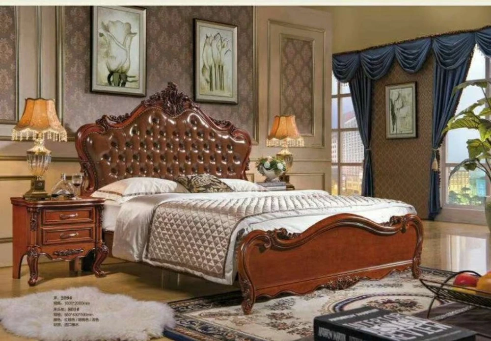 High Quality Bed Fashion European French Carved Bedside Bed Set Bed Two Nightstands Bench Cstm0089 Beds Aliexpress