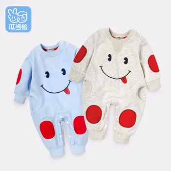 

Dinstry Newborn clothes 0 - 18months baby cotton baby spring autumn wear long sleeves cartoon clothes Infant Jumpsuits