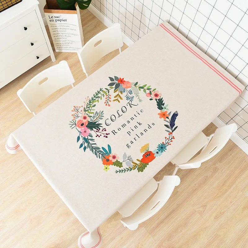 Buy Europe Pastoral Style Floral Table Cloth