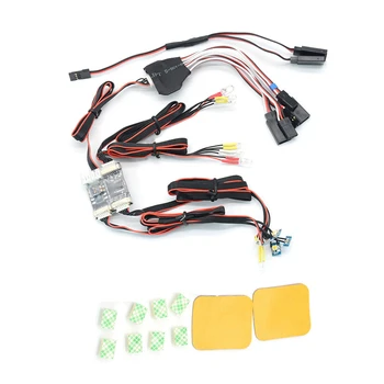 

OP Refit Upgrade Parts Fast Flash Lamp Unit Set For TRAXXAS TRX4 T4 Land Rover Guard Ford RC Car Part Flashing Lights Kit
