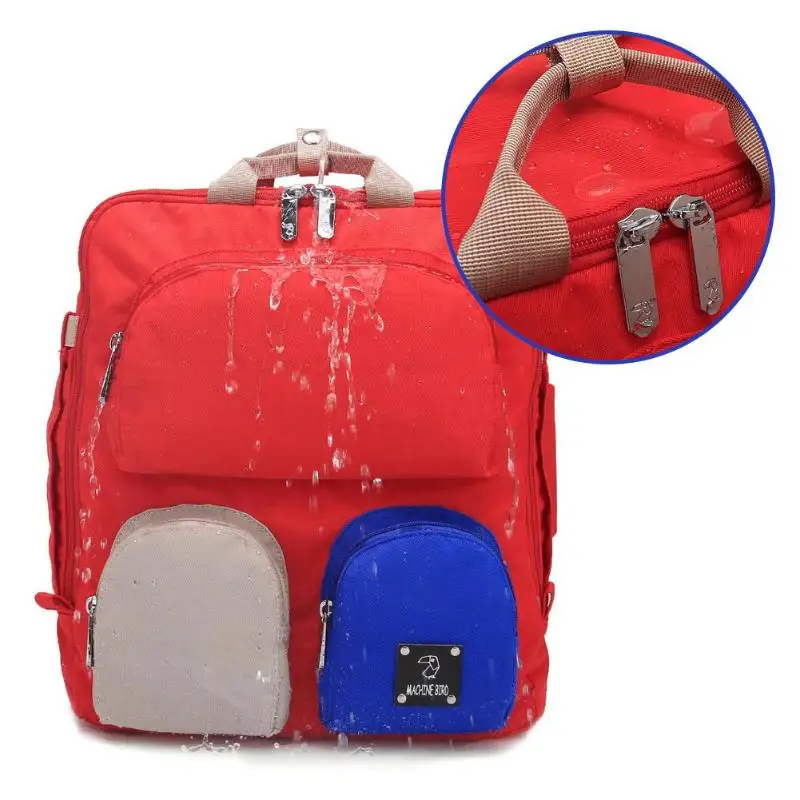 Модная Мумия Непромокаемая пеленка сумка большая емкость Мумия Matenity рюкзак для подгузников Мумия детская няня снаружи дорожная сумка