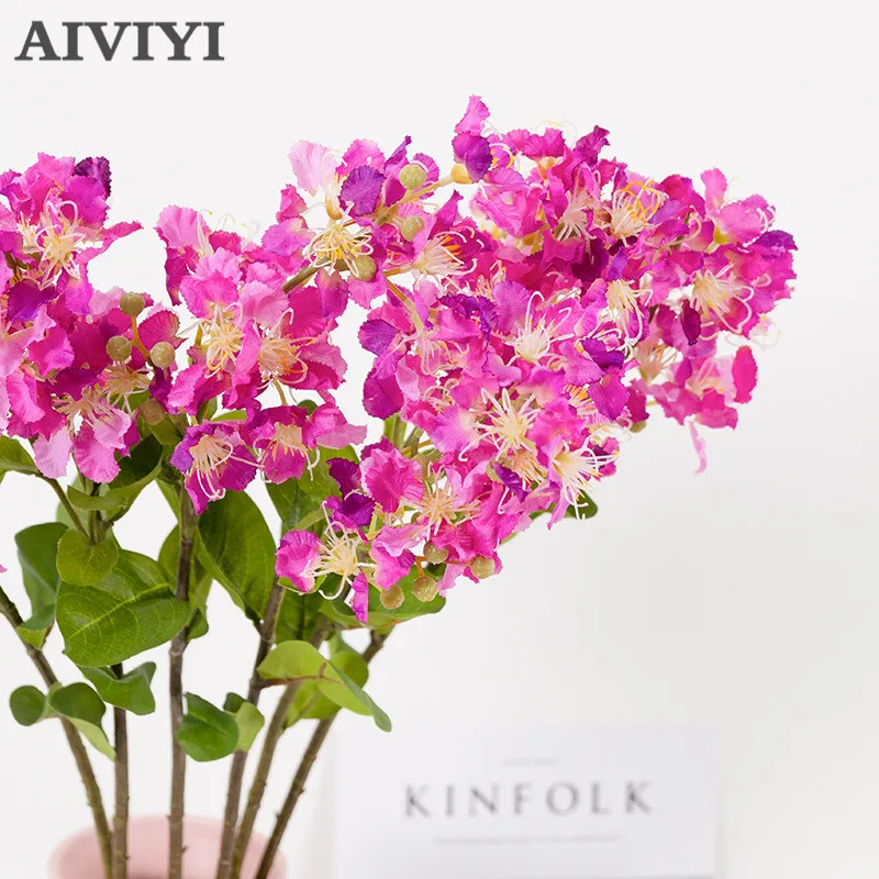 Высококачественные Искусственные цветы Lagerstroemia для дома свадебной вечеринки