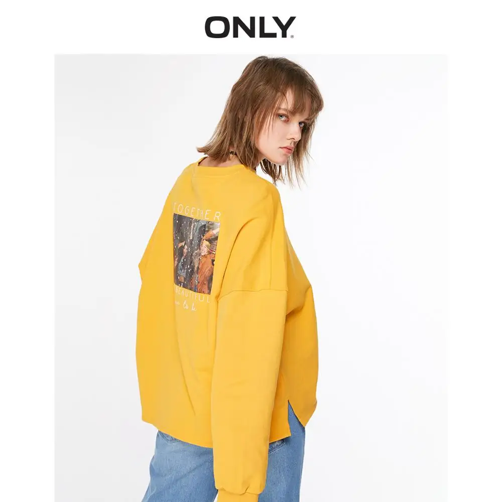 

ONLY 2019 Women's Loose Fit Pullover Hoodie |11919S582