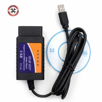 

Best Quality ELM327 USB Cables Adapter For Most OBD2 Vehicles OBD2 Diagnostic Scanner ELM 327 USB OBD2 Scan Free Shipping