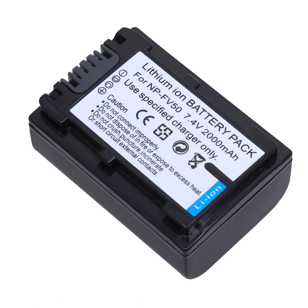 Аккумулятор AOPULY NP FV50 + зарядное устройство USB для SONY HDR XR550E XR350E CX550E CX350E CX150E DCR SR68E SX83E