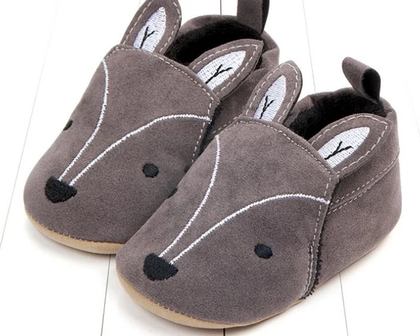 baby boots newborn boys infant shoes prewalkers crib shoes ankle boot faux fur fox baby elephant winter SandQ new cute shoe