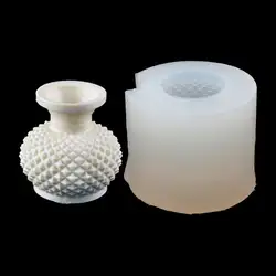 3D ваза полимерная Форма Силиконовые эпоксидной Создание украшений из каучука инструменты для изготовления подарка «сделай сам»