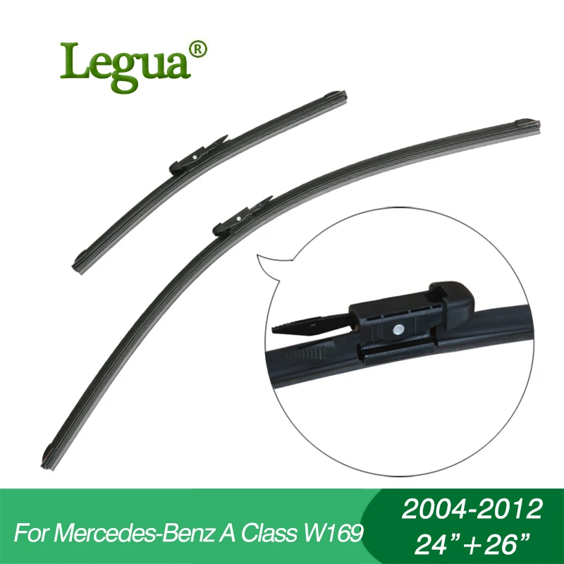Legua Wiper blades for Mercedes Benz A Class W169(2004 2012),24"+26