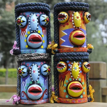 

Creative pen container National style painting pen holders special Bamboo tube pen holders office organizer School supplies