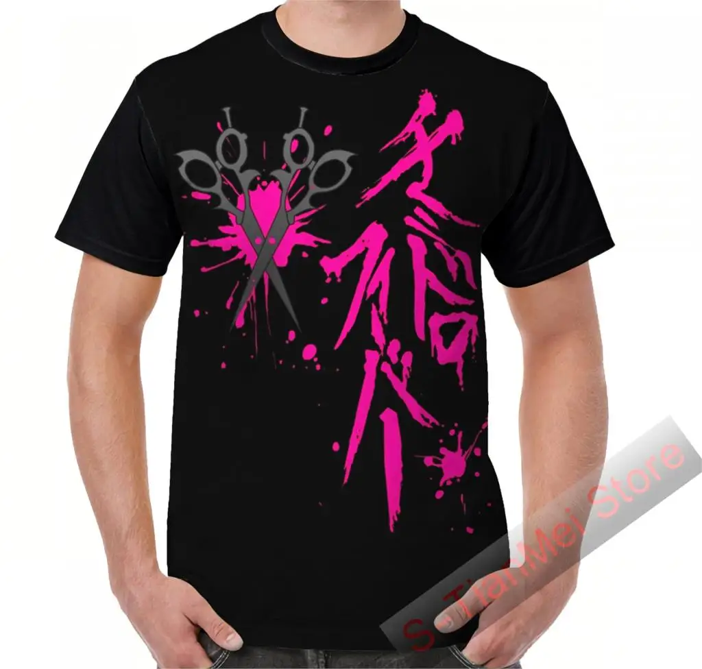 Summer Graphic t shirt men tops tees Dangan Ronpa Genocider Syo Bloodstain Fever t-shirt printed women funny T-Shirt | Мужская одежда