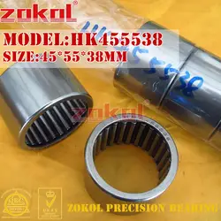 Подшипник ZOKOL HK455538 игольчатый роликовый подшипник 45*55*38 мм