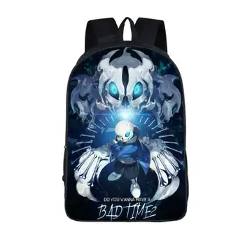 

Anime Undertale Backpack for Teenage Girls Boys Book Bag Sans Women mochila Men Travel Bag Undertale Children School Backpacks