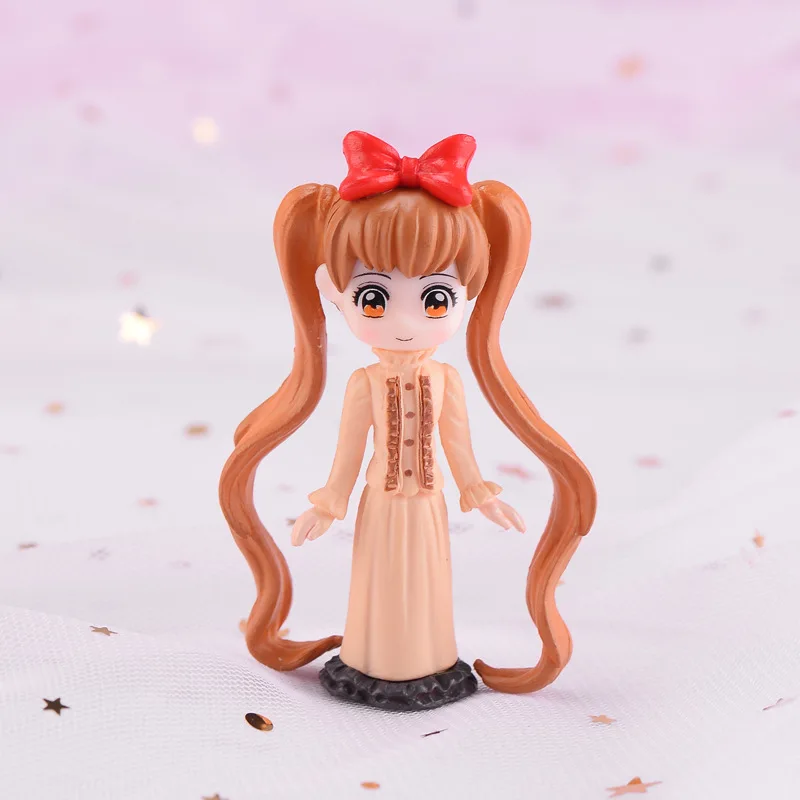 Сейлор Мун Фигурки игрушки Diy ключ/Торт/Выпечка/сумка аксессуары креативные ПВХ