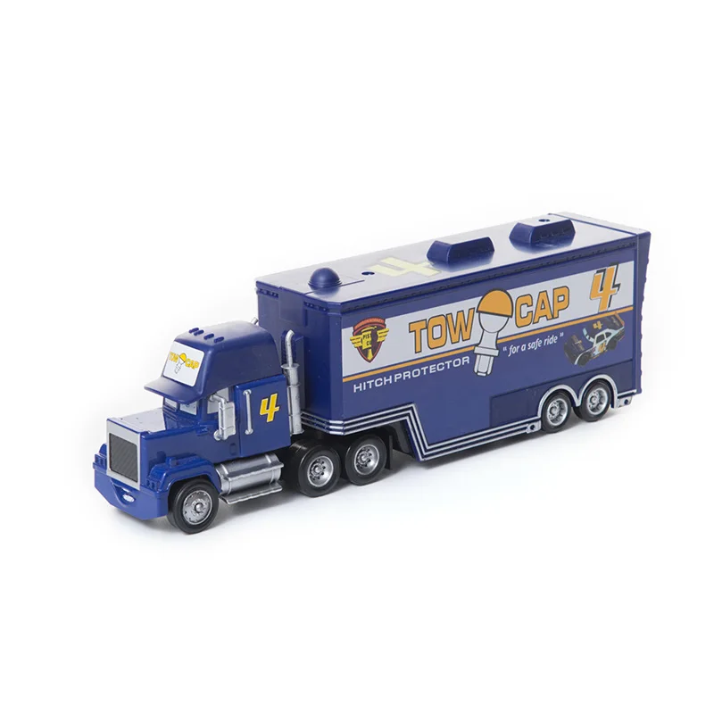 

Disney Pixar Cars 2 3 Toys No.4 Mack Uncle Truck Lightning McQueen Jackson Storm 1:55 Diecast Model Car Toy Kids Gift