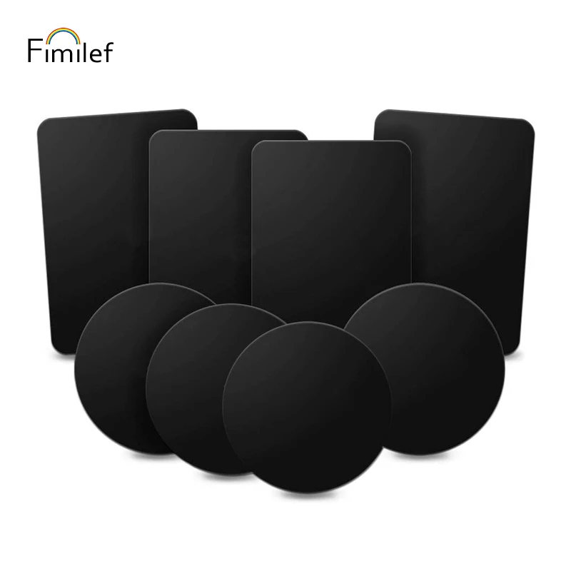 

Fimilef Metal Plates Replacement Kits For Magnetic Car Mount Phone Holder Accessories Iron Sheets for Magnet Mount Stand GPS