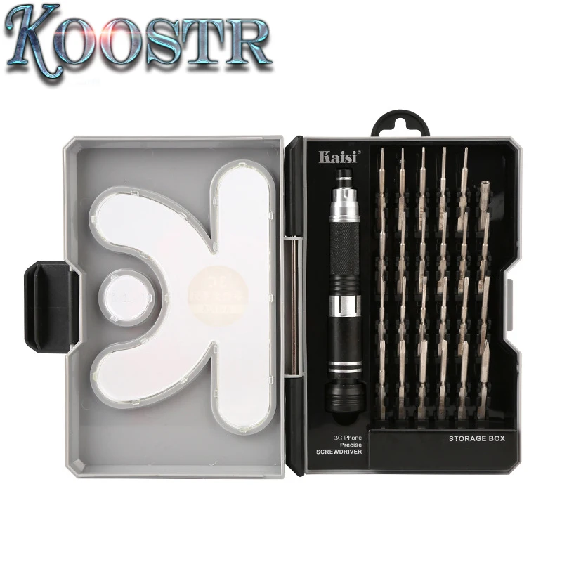 

25 in 1 Kaisi Multifunctional Precision Screwdriver Set For Phone Laptop Tablet PC Game Machine Electronic Products Repair Tools