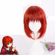 Аниме Mahoutsukai no Yome Hatori Chise Косплей парик короткий оранжевый