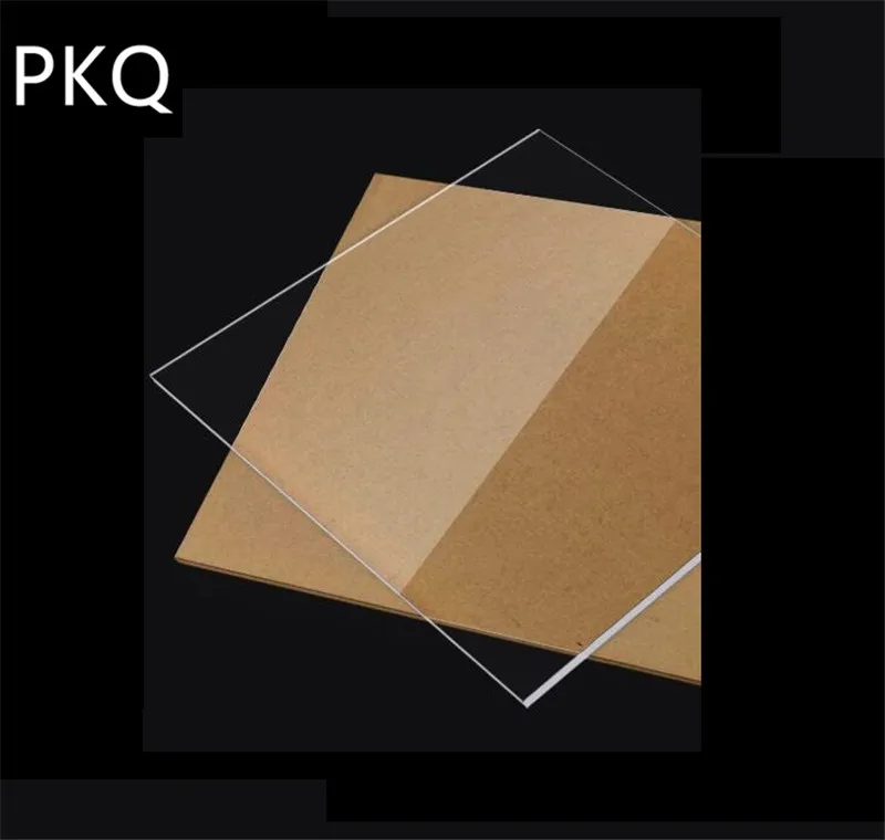 

50pcs Transparent Acrylic Board Shutter Hardware DIY Plastic Plates Plexiglass Perspex Sheet Tools 1mm Thickness Acrylic sheet